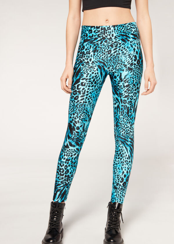 Animal Print Sport Shine Leggings