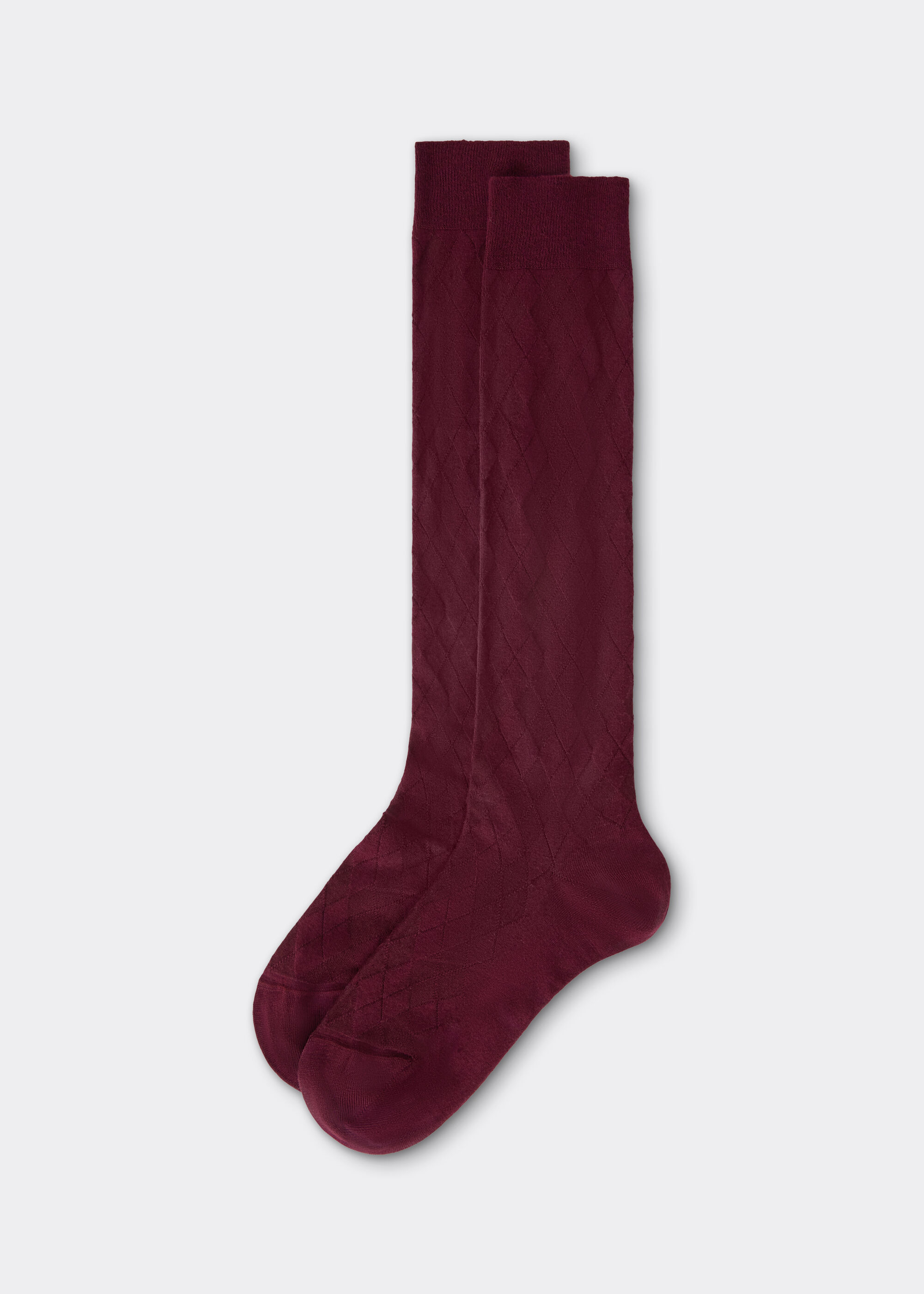 Calcetines largos de hombre con cachemira