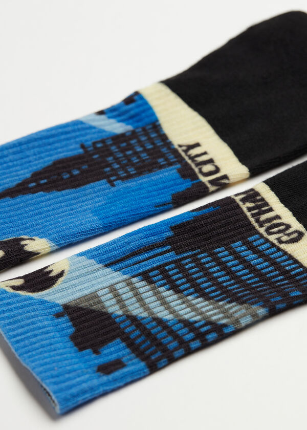 Muške pamučne kratke čarape s uzorkom Batmana