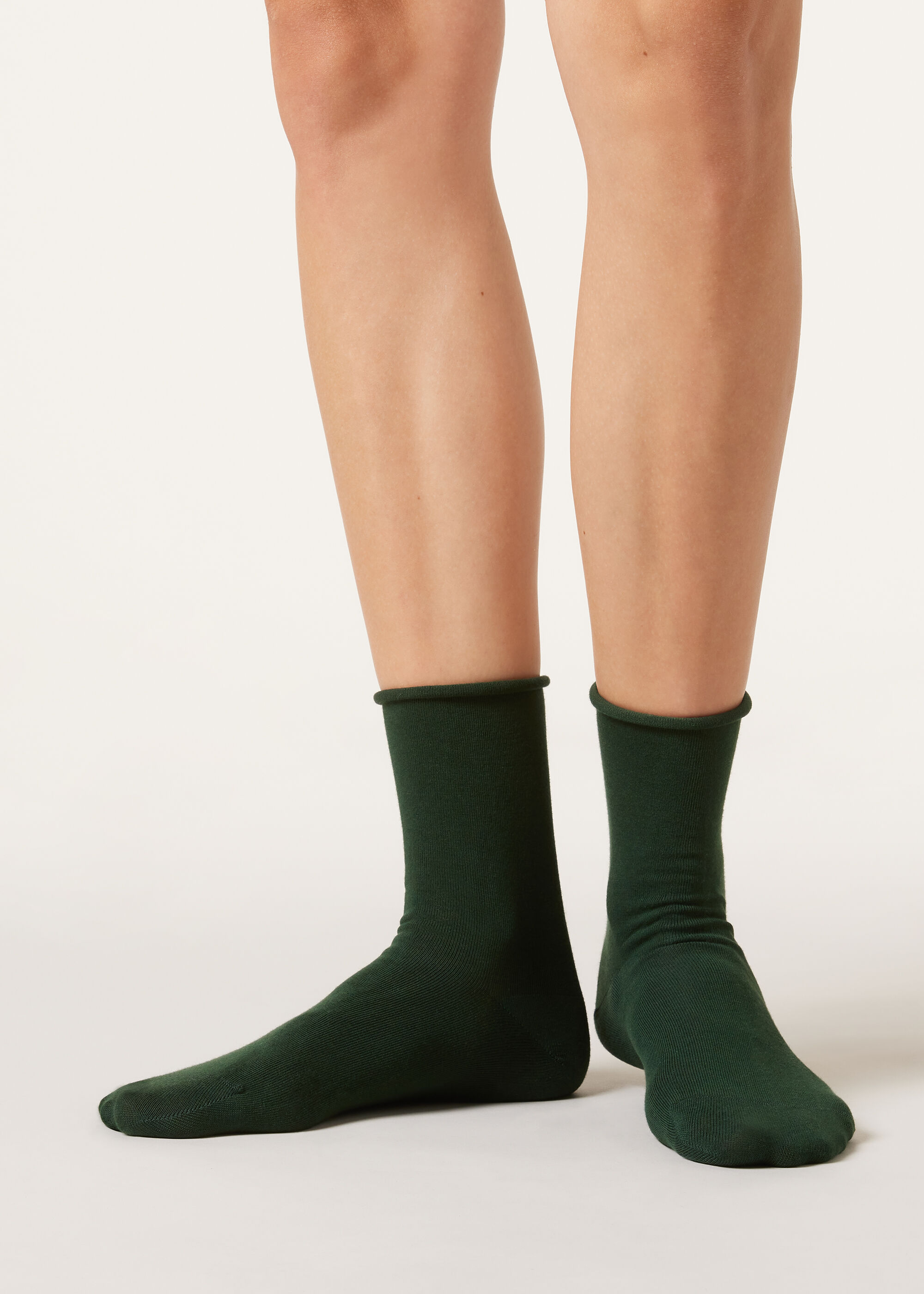 Non-Elastic Cotton Ankle Socks