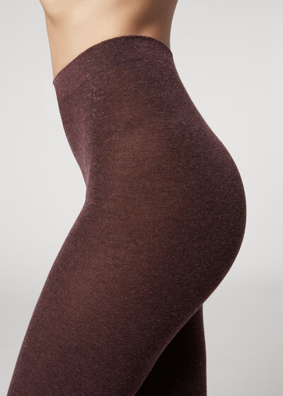 Collant Opaque Thermique avec Cachemire