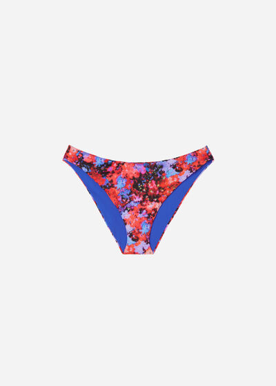 Bikini Bottoms Blurred Flowers
