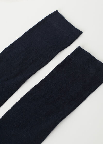Long Satin Cotton Socks