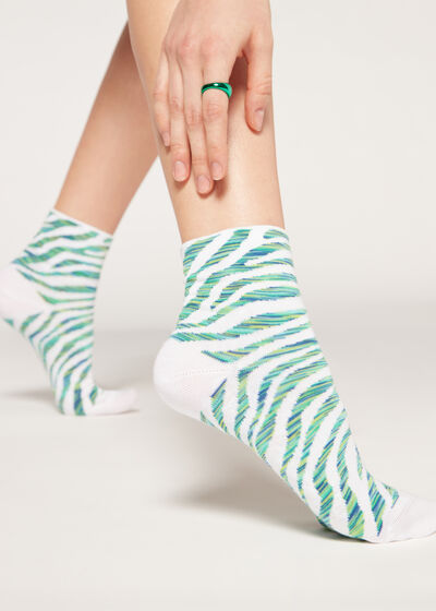 Animal Patterned Short Socks