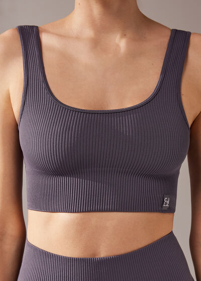 Seamless Ribbed Sport Top