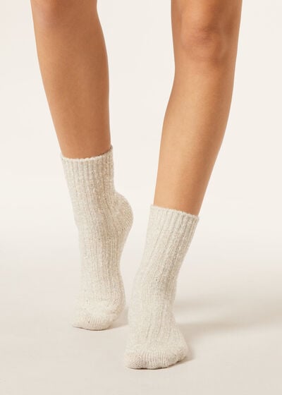 Micro Sequinned Socks