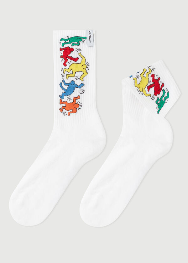 Krátké pánské sportovní ponožky - Keith Haring™