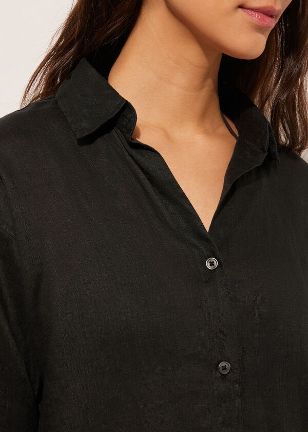 Linen Shirt Dress