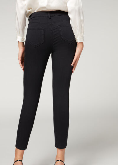 Soft-Touch Thermal Skinny Jeans