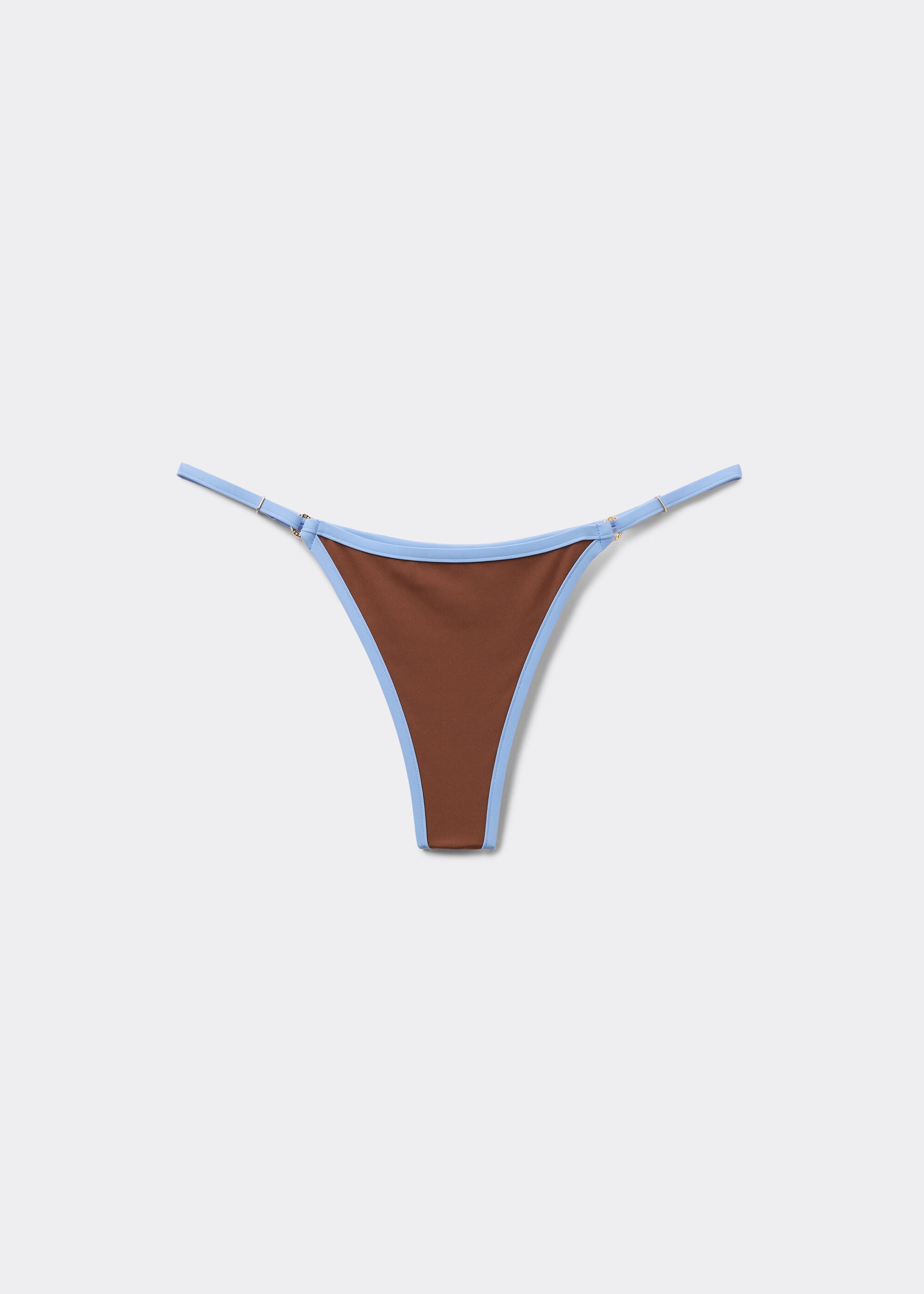 Tanga-Bikinihose Bicolor Piping
