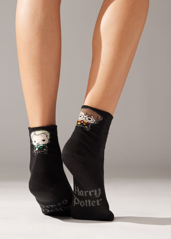 Harry Potter Glitter Short Socks
