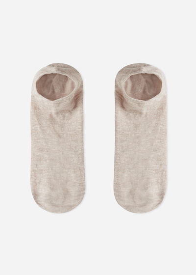 Calcetines Tobilleros Unisex de Lino y Viscosa