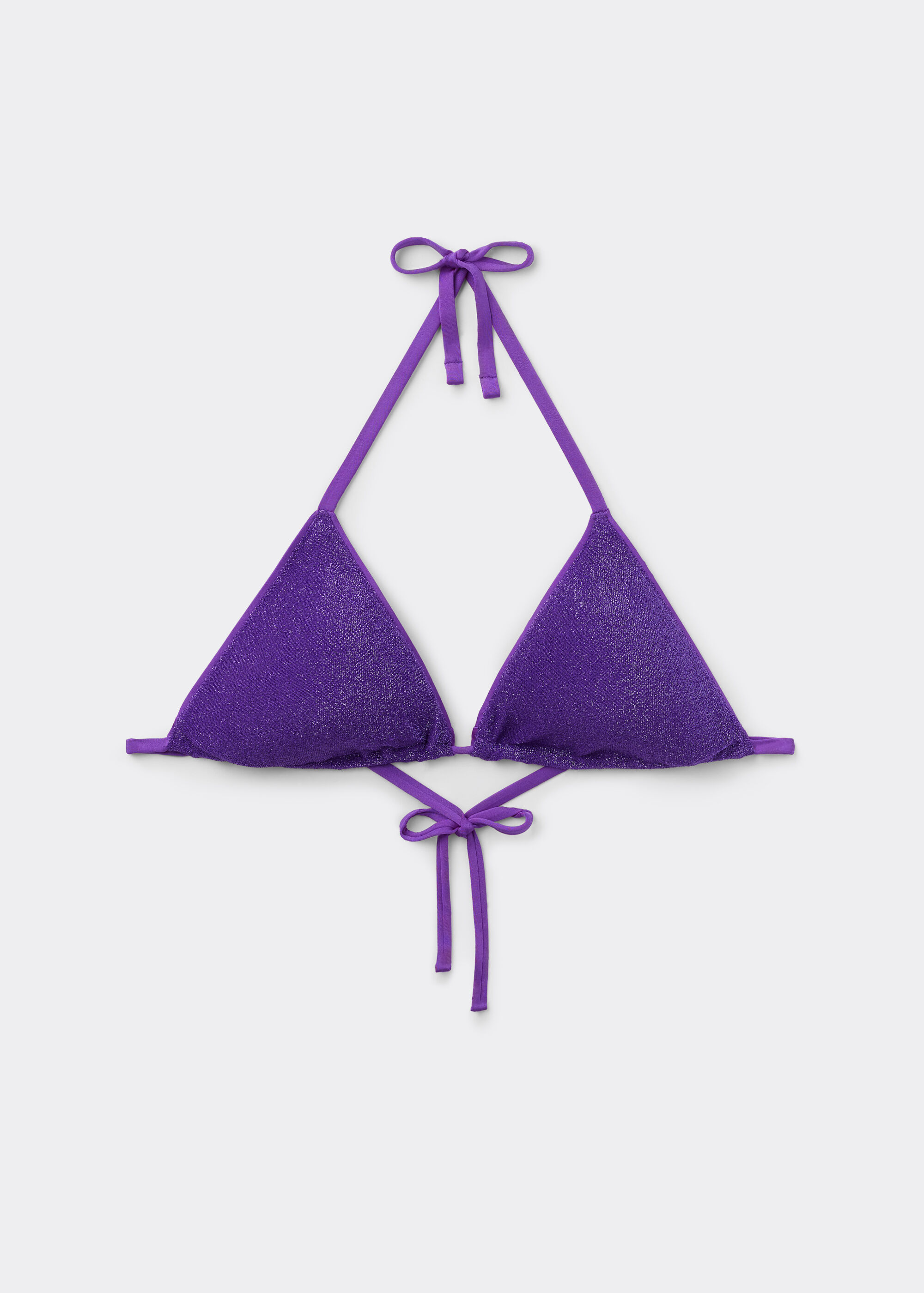Haut de maillot triangle Metallic Glow