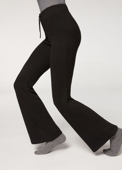 Flare Komfort-Leggings mit Cashmere