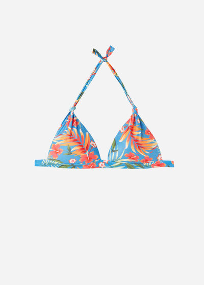 Triangelformad vadderad graderad bikiniöverdel Maui