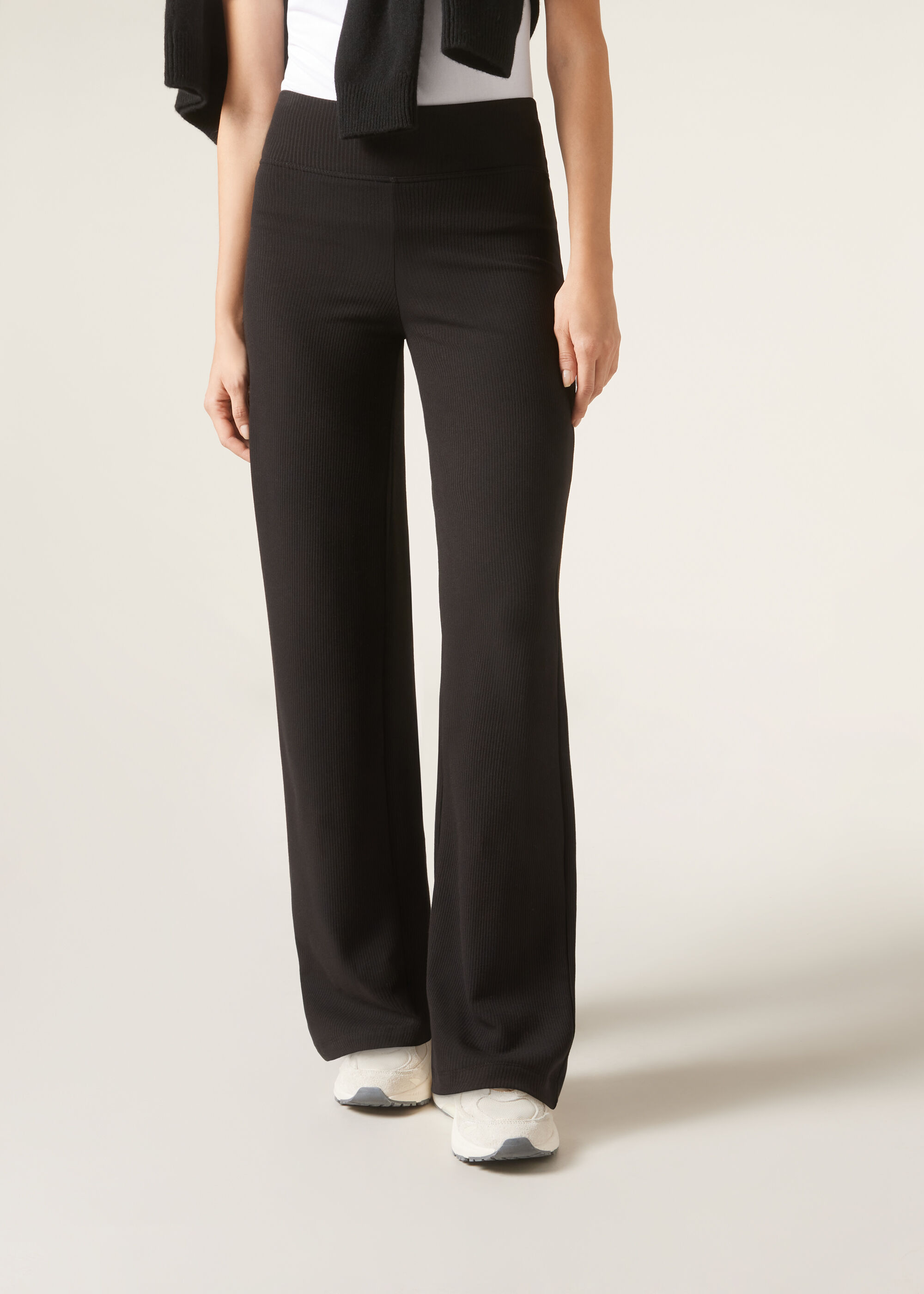 Pantalon Palazzo avec Cachemire