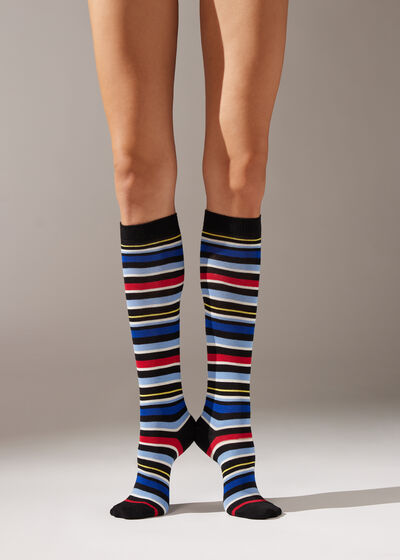 Colorful Striped Long Socks