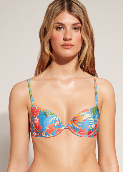 Padded Push-Up Swimsuit Top Maui