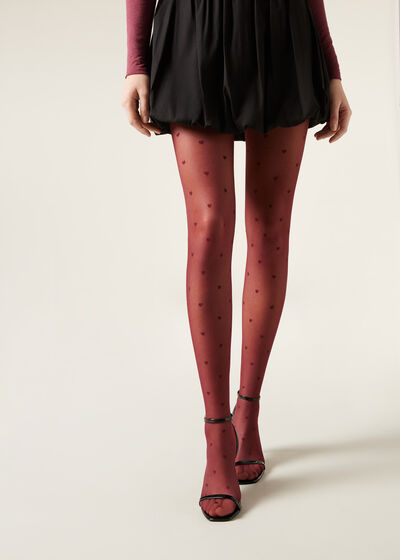 Little Hearts 30 Denier Sheer Tights
