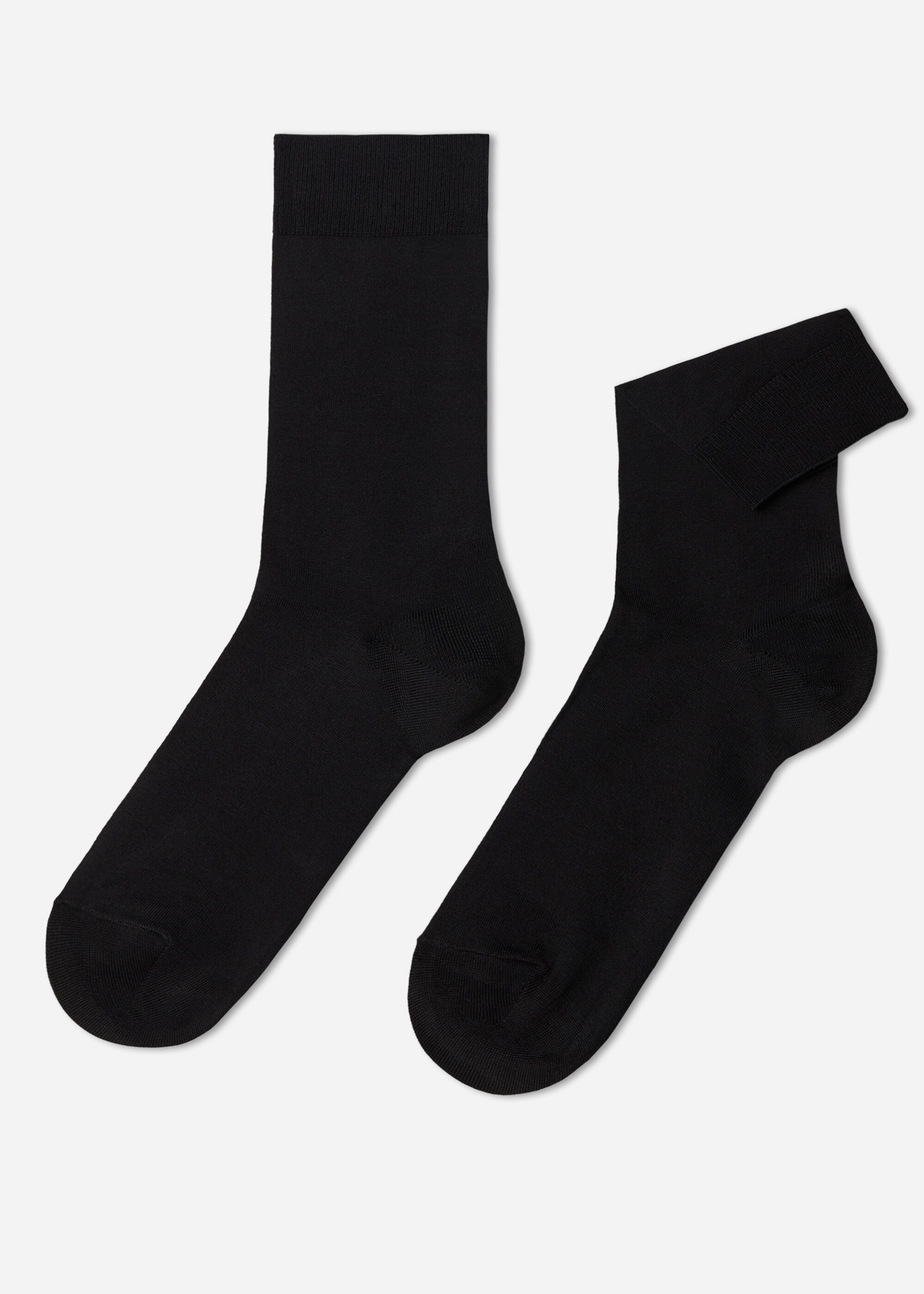 Chaussettes courtes en coton extensible pour homme