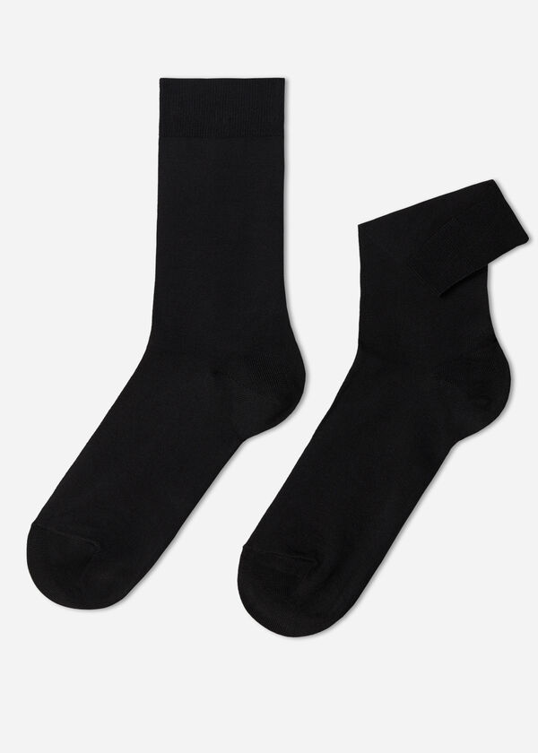 Muške kratke rastezljive pamučne čarape