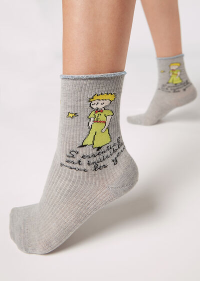 Kurze Socken „Der Kleine Prinz“-Design
