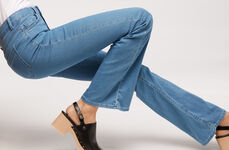 Eco Light Denim Flared Jeans
