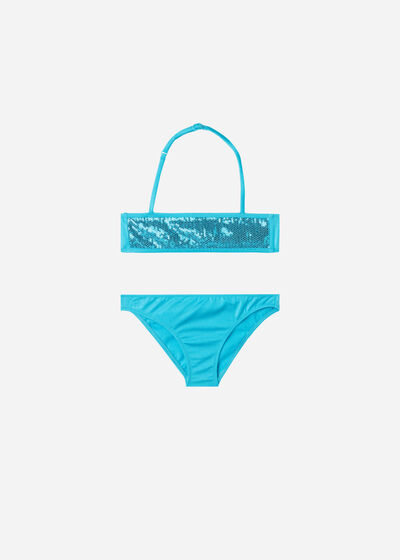 Girls’ Two-Piece Triangle Swimsuit Cannes