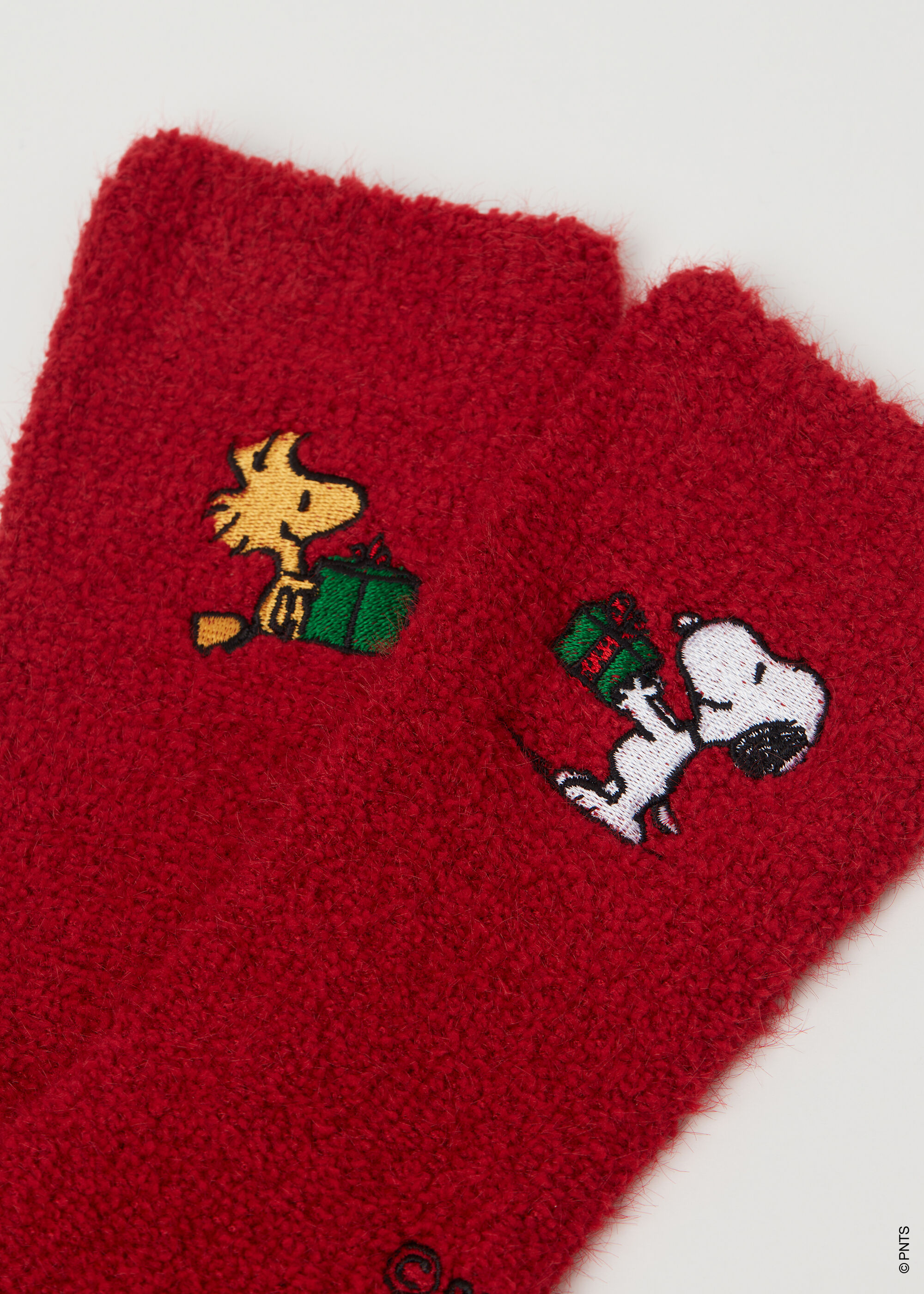 Calcetines para Casa Snoopy Rojo
