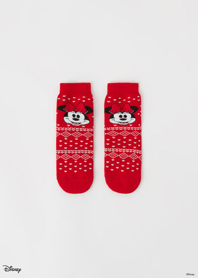 Dětské protiskluzové disneyovské ponožky s vánočními motivy