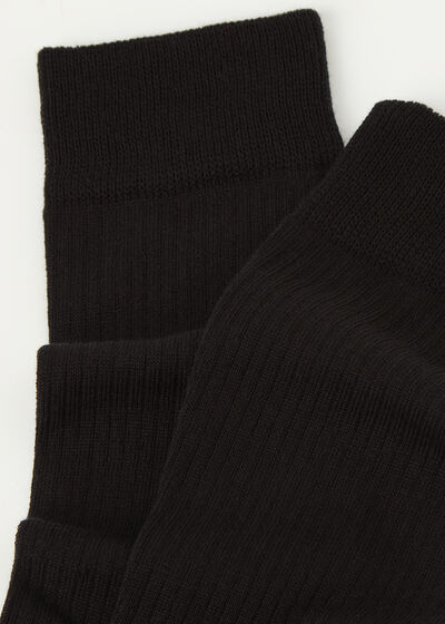 Krátké pánské žebrované ponožky