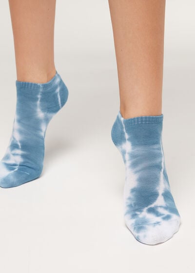 Sportovní batikované neviditelné ponožky