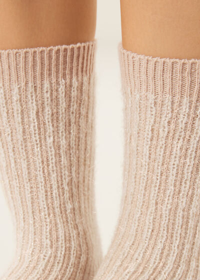 Glitter Socks with Cashmere
