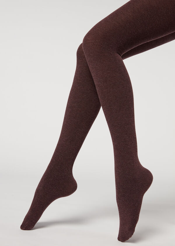 Strumpfhose aus weichem Modal-Kaschmir-Gemisch