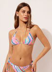 Háromszög Fazonú Bikini Felső Kivehető Kosárbéléssel Neon Summer
