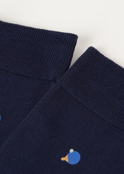 Herrensocken mit Allover-Muster