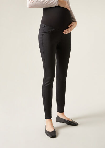 Denim Maternity Leggings