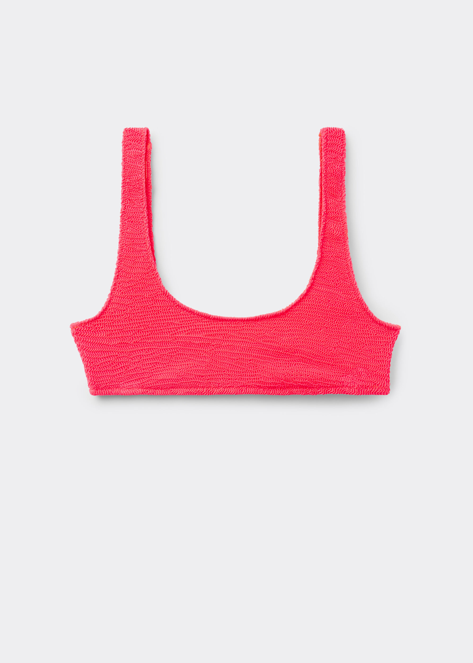 Brassiere Bikini Top Crinkle Waves