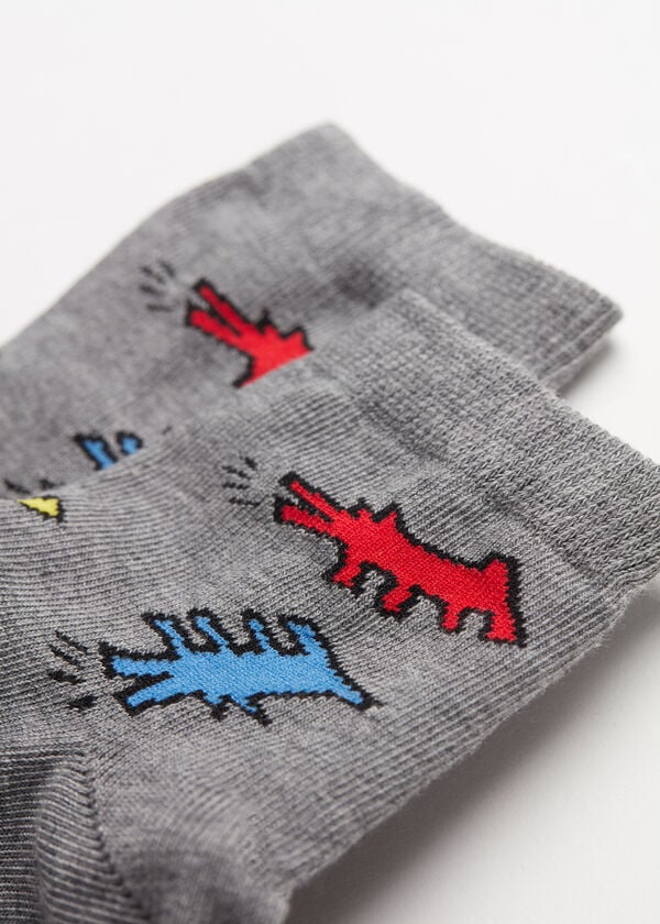 Keith Haring™ Soket Çocuk Çorabı