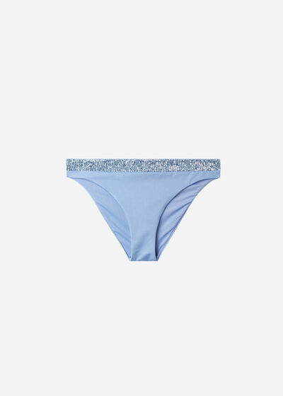 Sequined Swimsuit Bottom Cannes