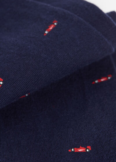 Men’s All-Over-Patterned Long Socks