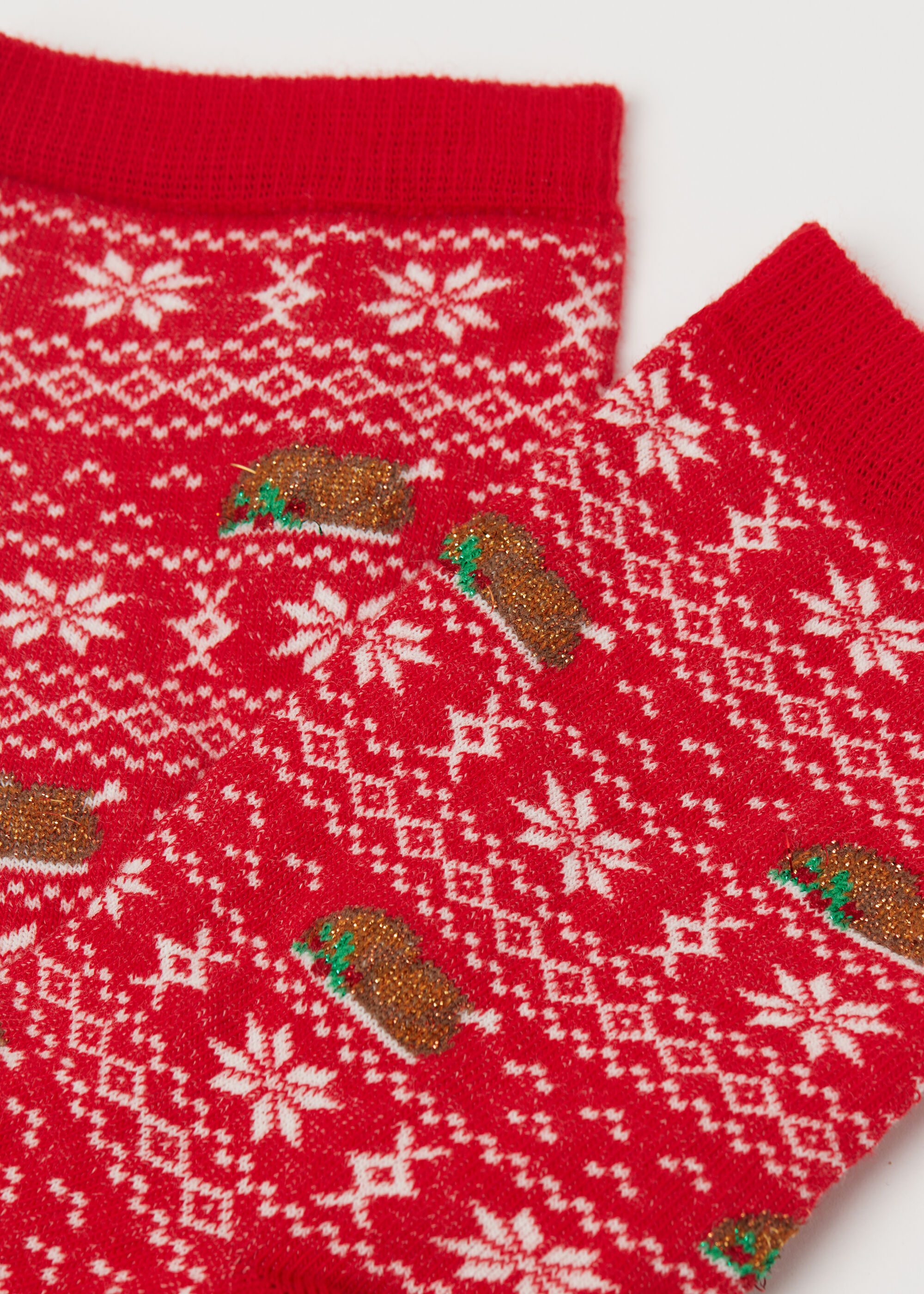 Christmas-Patterned Socks