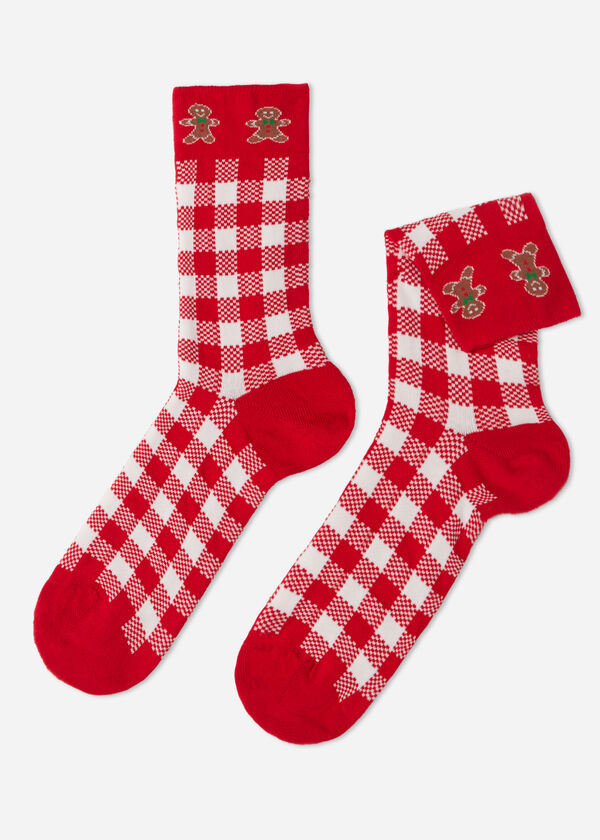 Korte Sokken Family Kerstmis voor Heren
