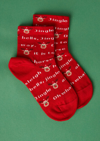 Kids’ Christmas Series Short Socks