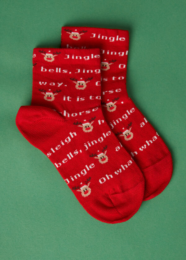 Kids’ Family Christmas Short Socks