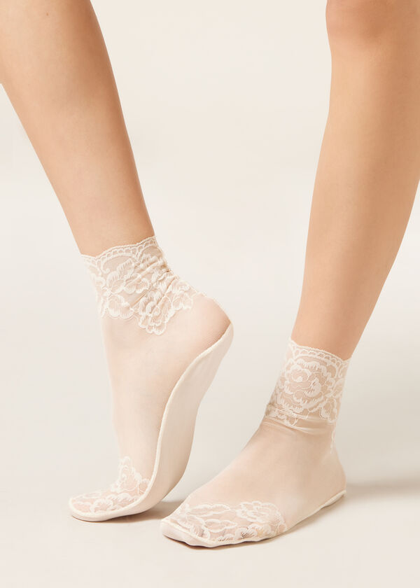 Tulle and Lace Socks
