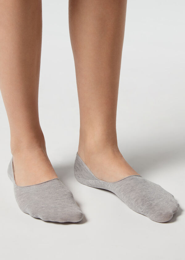 Uniseks onzichtbare sokken in katoen