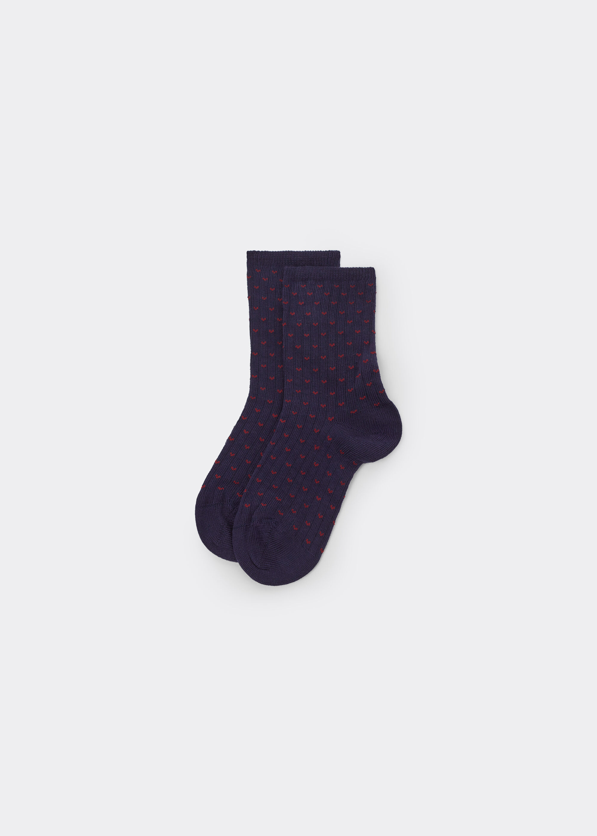 Kids’ Patterned Ribbed Socks