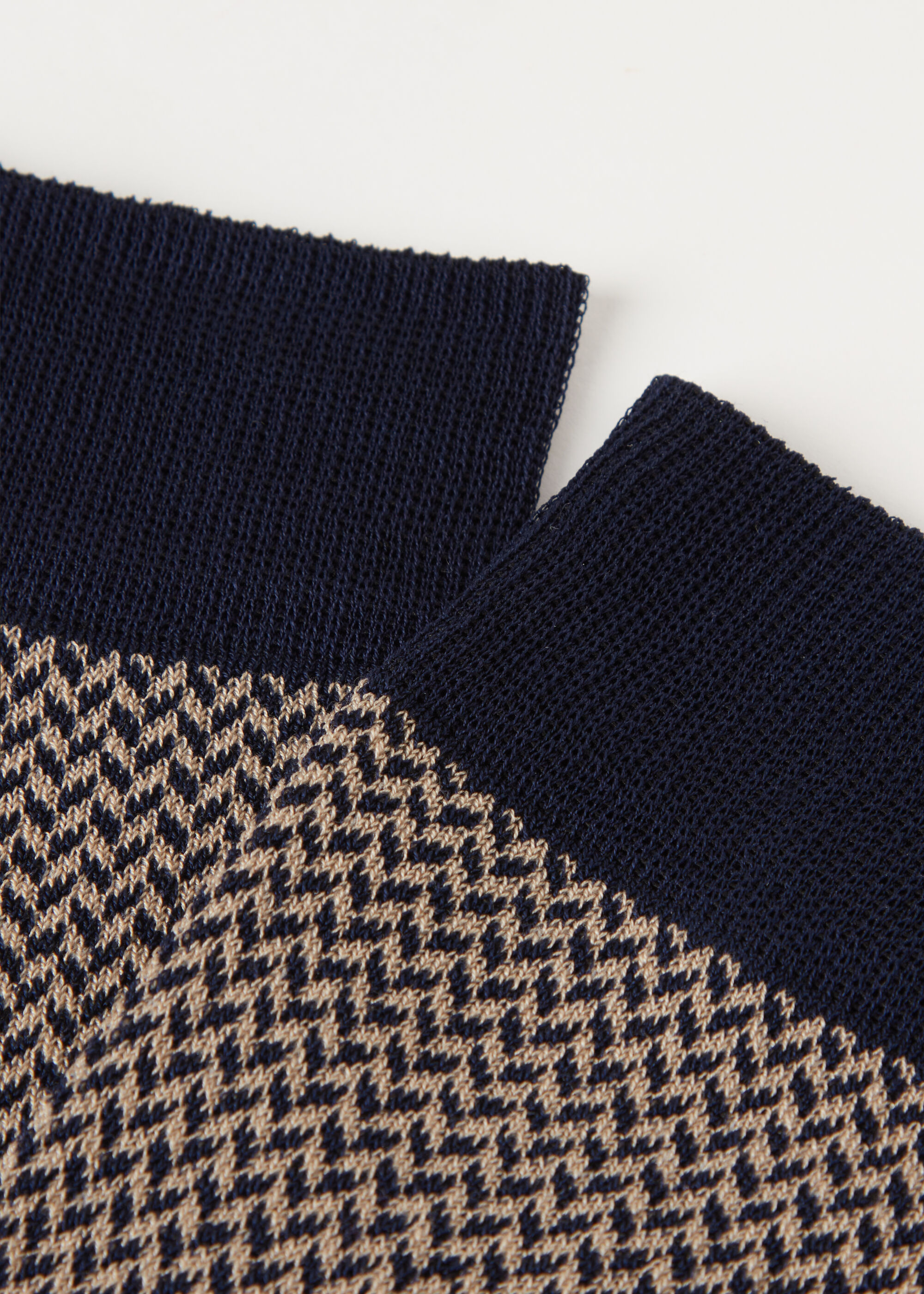 Chaussettes courtes à motif chevrons pour homme