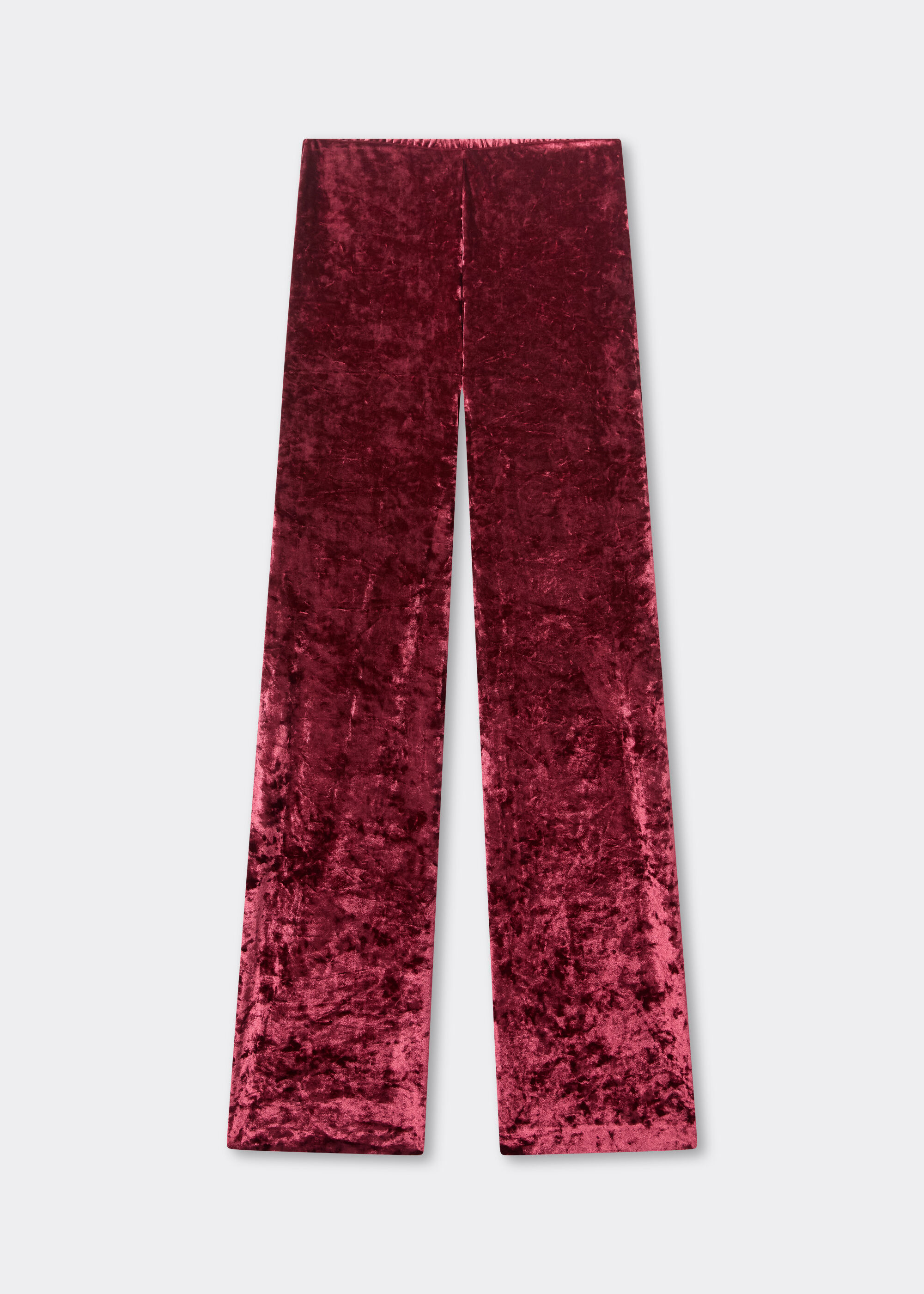 Palazzohose aus Samt